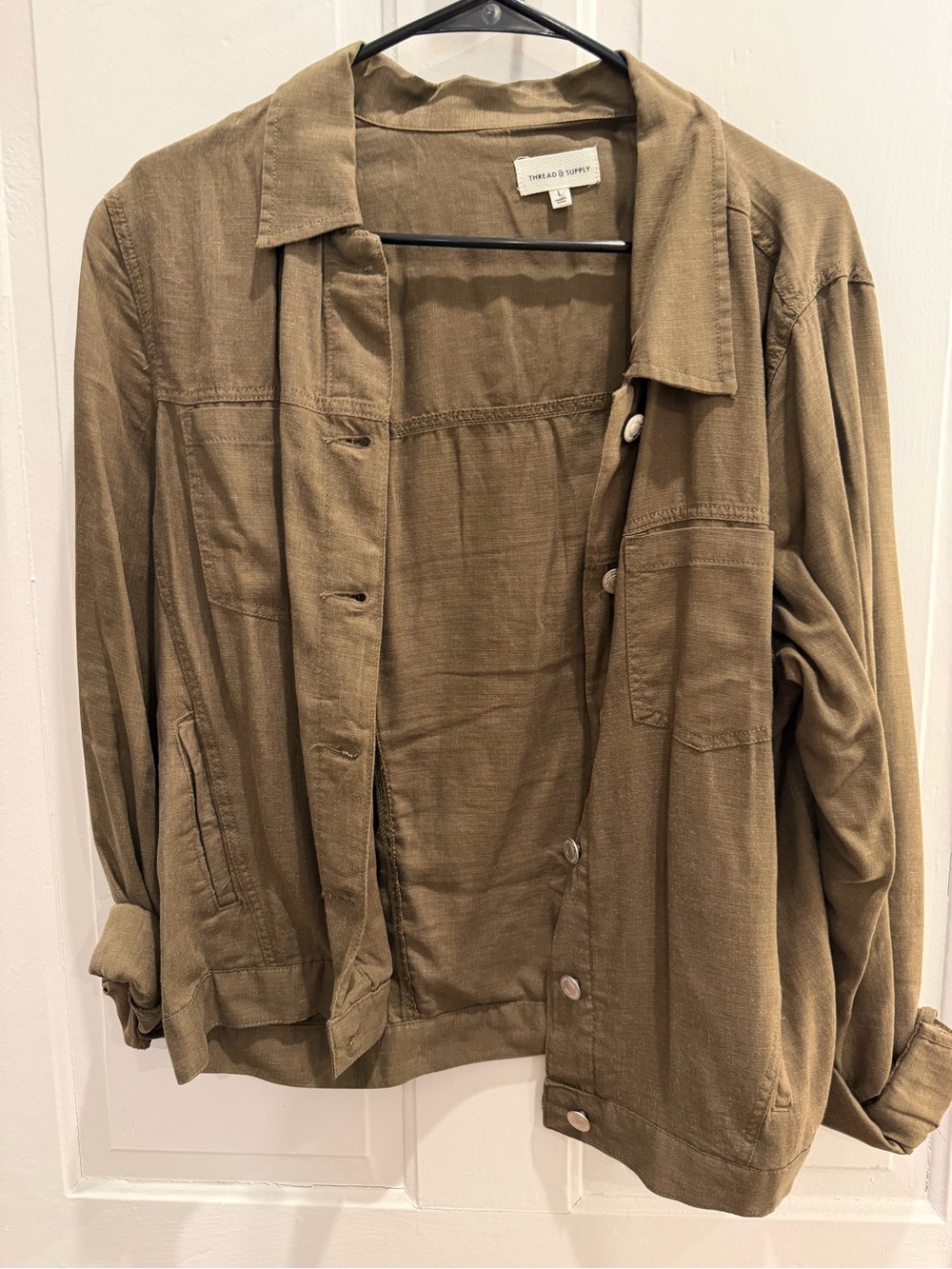 Thread & Supply Olive Green Utility Jacket